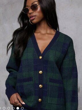 Plaid English Factory Sweater